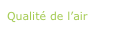 Qualité de l’air