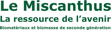 Le Miscanthus
La ressource de l’avenir
Biomatériaux et biomasse de seconde génération